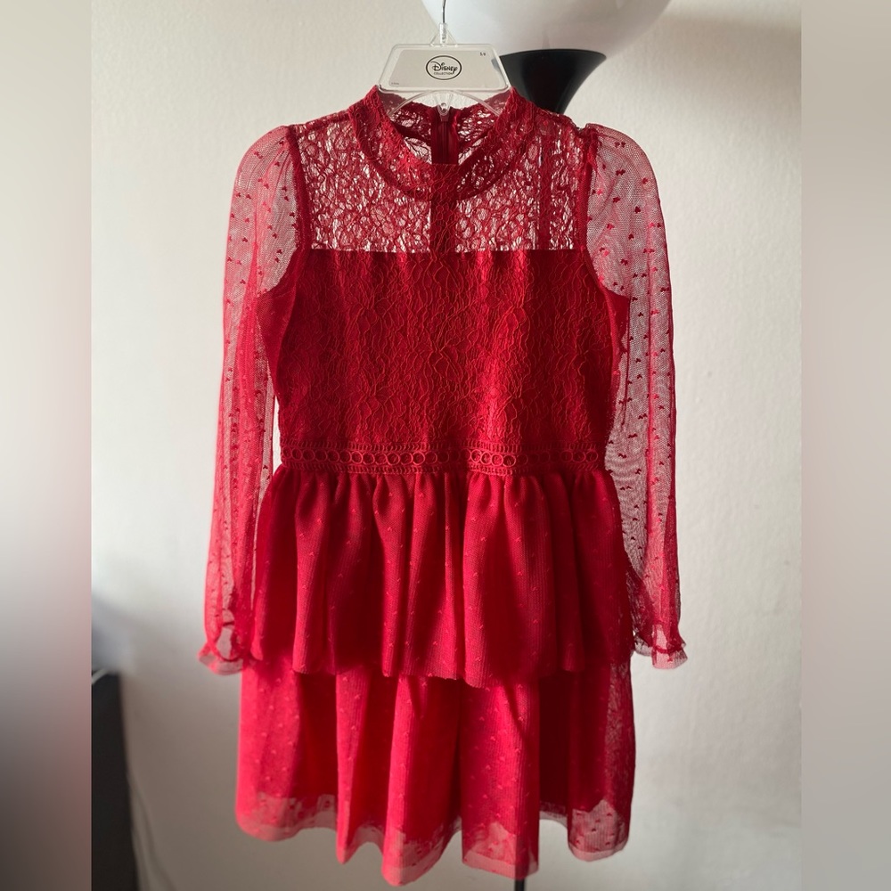 Cute Short Red Dress - Girls sz. 10